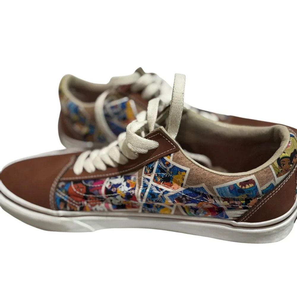 Vans Old Skool Disney 100 Scrapbook limited Edition Leather panel Shoes Mens 11